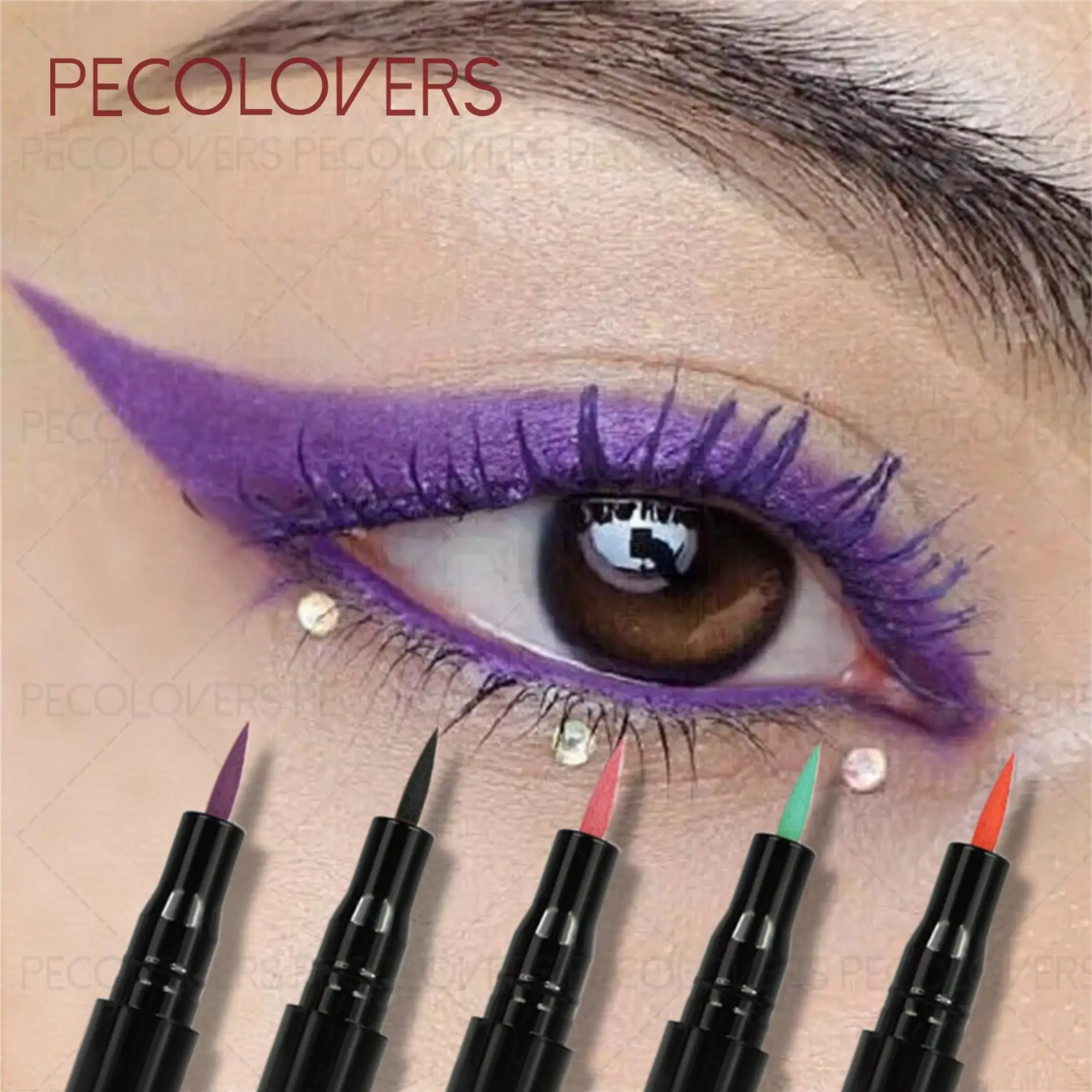 Wasserfester, langlebiger flüssiger Eyeliner, schnell trocknend, einfaches Färben, Eyeliner-Stift, perfekt für die Schaffung dramatischer Look