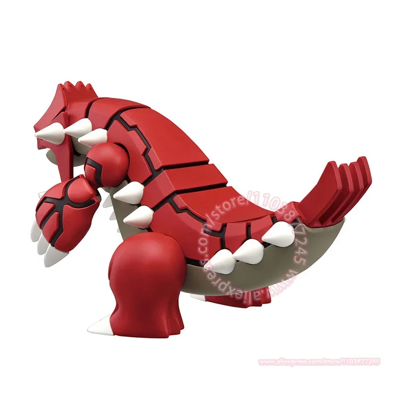 BANDAI Pokemon Groudon Series 54 juguetes ensamblados hechos a mano para niños con figuras móviles modelos periféricos regalo de cumpleaños