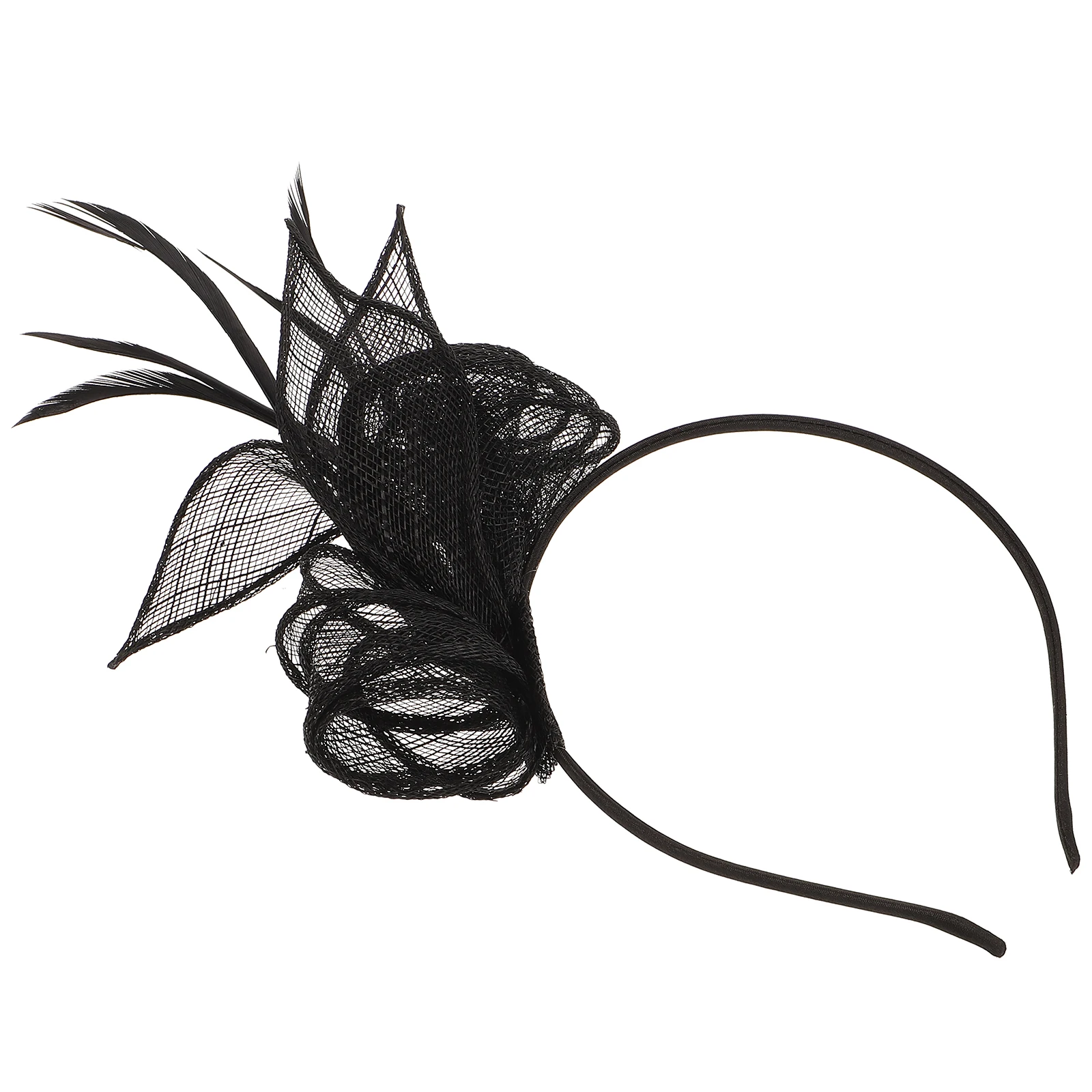 

Mesh Headband Wedding Party Veil Lace Royal Mask Banquet Halloween Christmas Costume Hairband Glitter Non Slip Wide