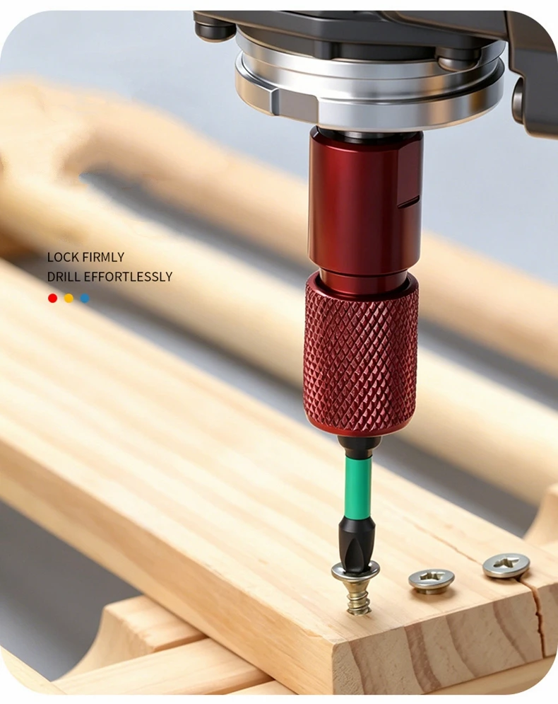Schnellwechsel-Bithalter für Schlagschrauber, Winkelschleifer, Elektrobohrer-Adapter, Parkside Antrieb, Schlagschrauber, Schnellverschluss-Sechskant-Zubehör – Detail 11