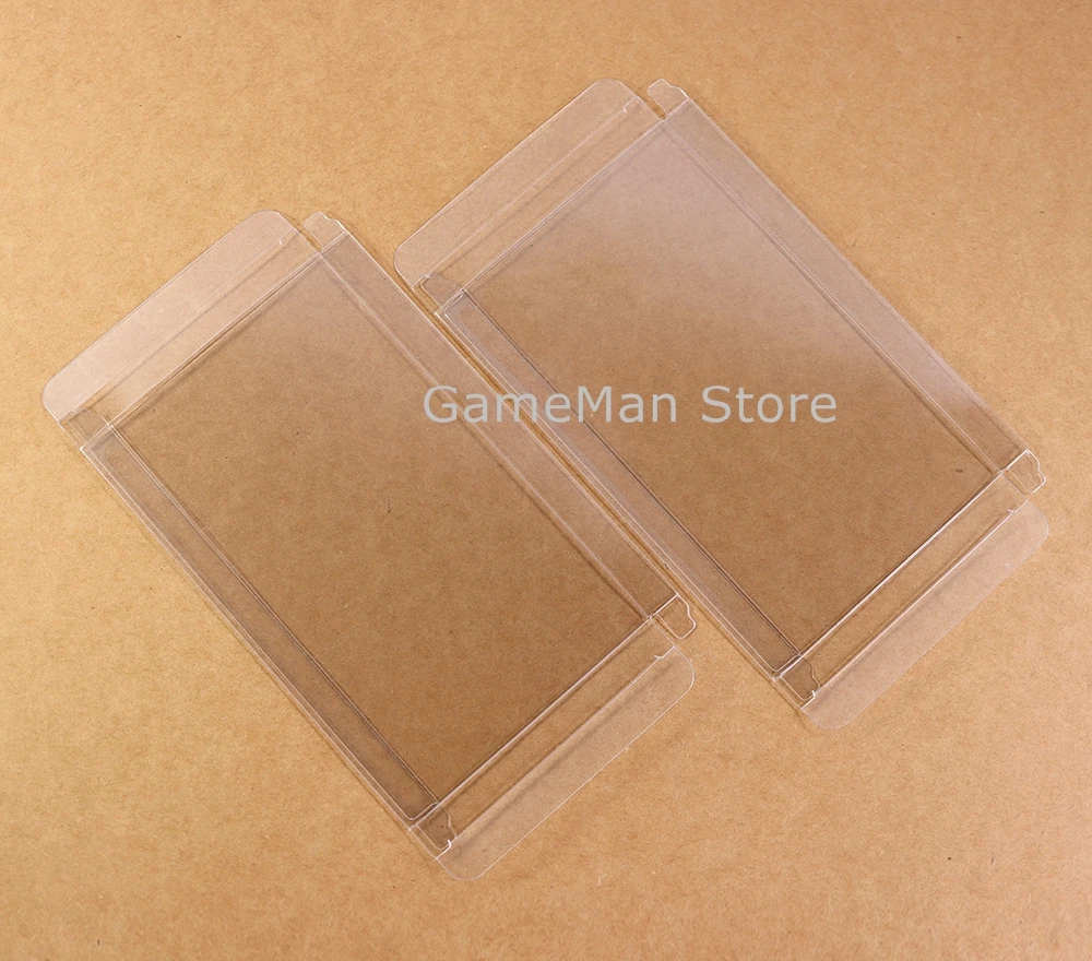 200 قطعة صندوق خرطوشة ألعاب شفاف شفاف حافظة حماية CIB بلاستيكية PET غطاء حماية لمفتاح NS