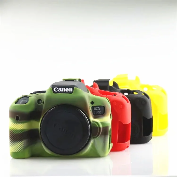 

For Canon SLR camera EOS 750D silicone cover SLR 750D camera bag silicone protective cover