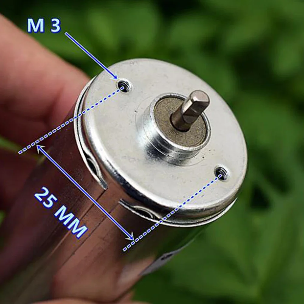 DC 24V Large Torque Extended Type Mini Motor 4200RPM Micro current Low Power Consumption Slow Speed Curtain Machine Motor