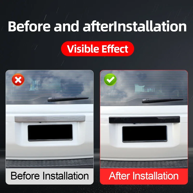 حواف الباب الخلفي من الفولاذ المقاوم للصدأ لسيارة تويوتا 250 2024 2025 لاند كروزر برادو LC250 1958 ملحقات الباب الخلفي المضادة للخدش