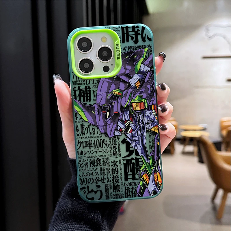 Capa de Telefone Cool e-evangelions para Samsung Galaxy A16 A06 A25 A05 A05S A54 A34 A24 A14 A73 A52 A32 A52S A22 A17 A07