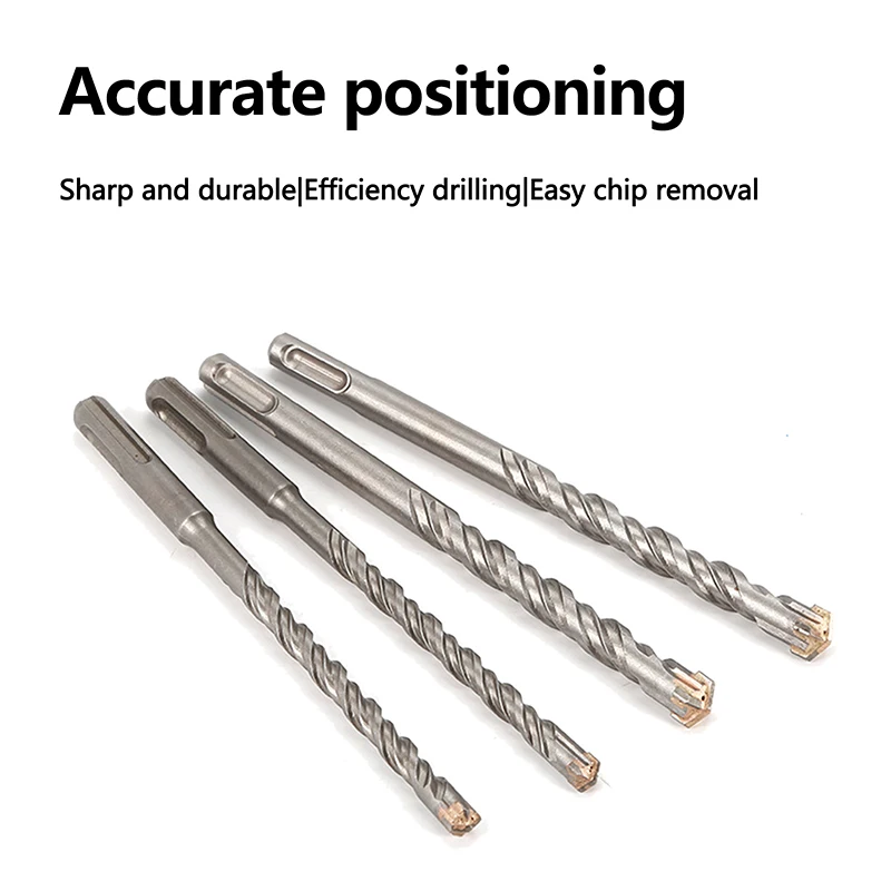 1 PCS Concrete SDS Plus Carbide Drill Bit Cross Tips Wall Brick Block Electric Hammer Masonry