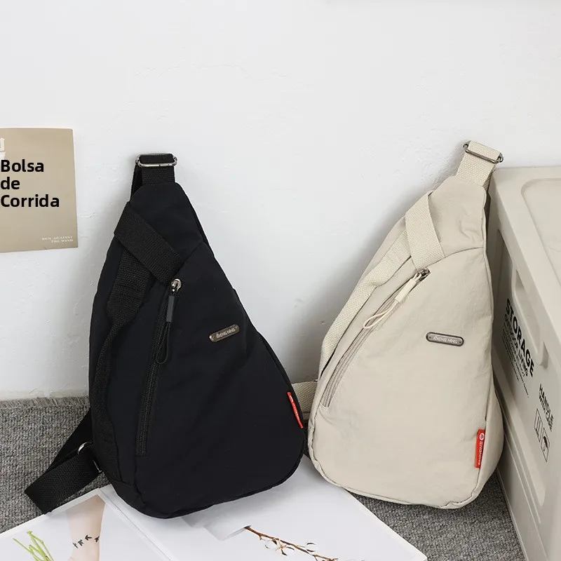Bolsa transversal sex casual, leve, design simples, bolsa de cico,  mochila esportiva e moderna para homens e mul...