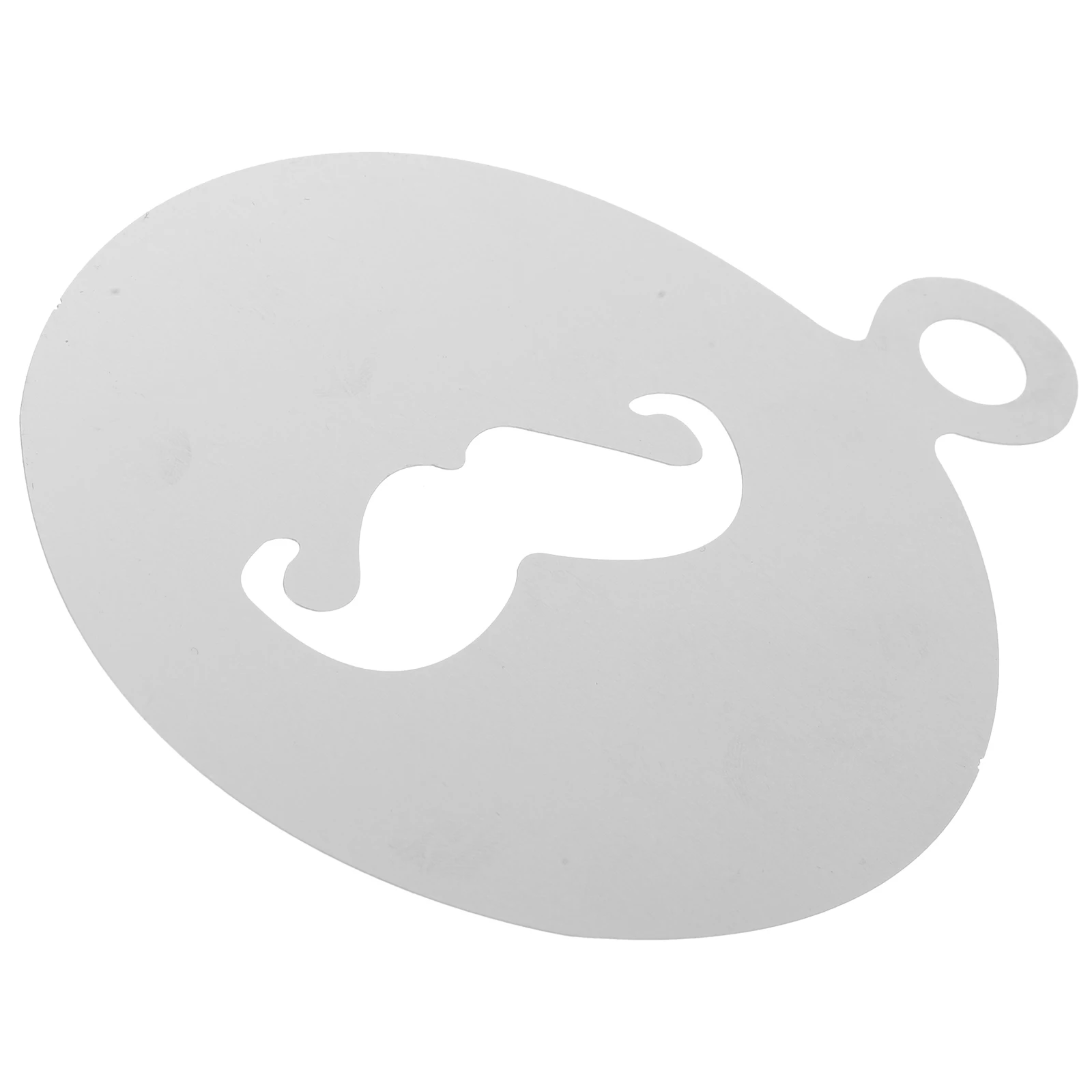 

Stainless Steel Coffee Stencil Beard Pattern Mold Latte Cappuccino Decoration Tools Reusable DIY Coffee Template Accessories