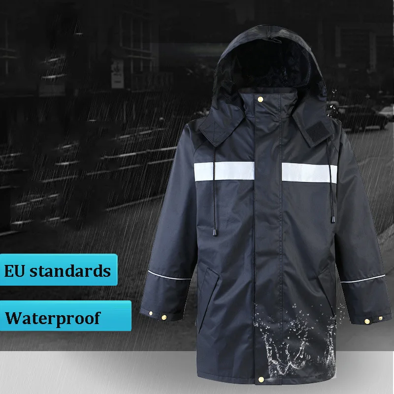 Reflective Clothing Raincoat Men Waterproof Motorcycle Raincoat Women Jacket And Pants Sets Hi Vis Workwear For Outdoor Work