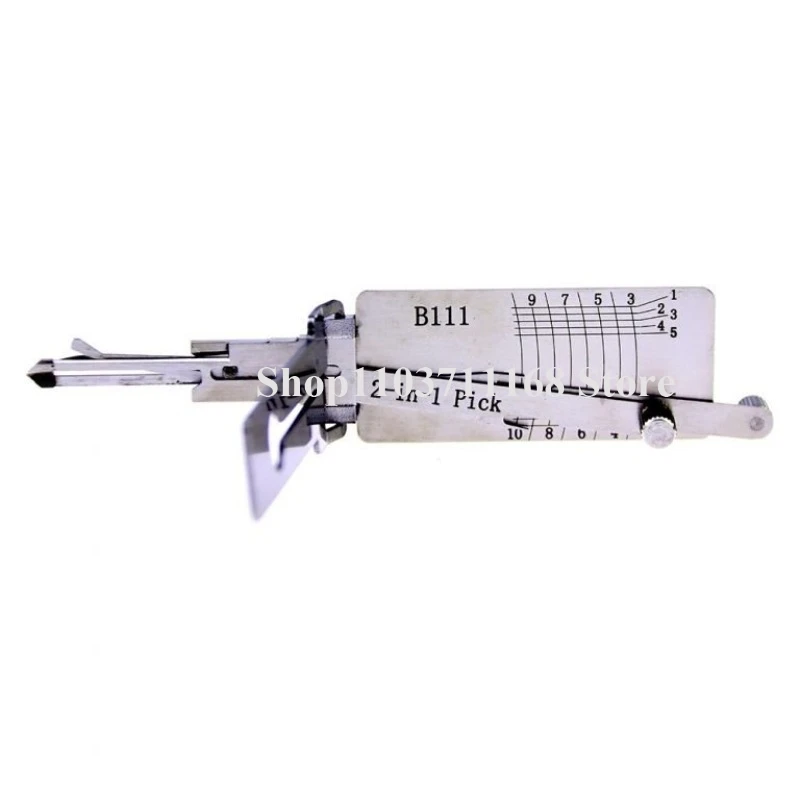 1 шт. Lishi 2in1 B111 декодер и выборка предназначена для GM, FOR HUMMER, для GMC [GM Z Keyways] Ganzua, сбор автомобильных ключей