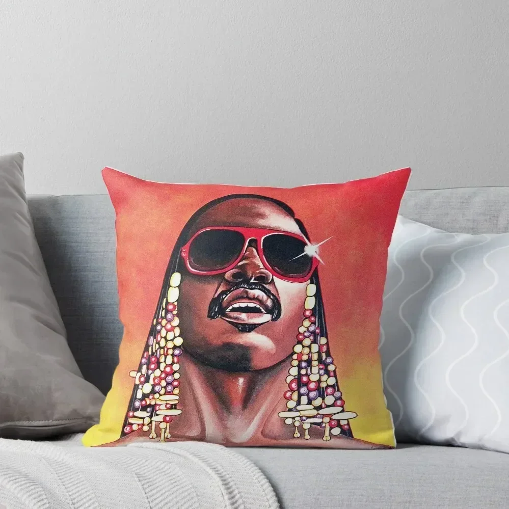 

Stevie Wonder - Throw Pillow Cushion Cover Luxury Cusions Cover Christmas Throw Pillows Covers pillow