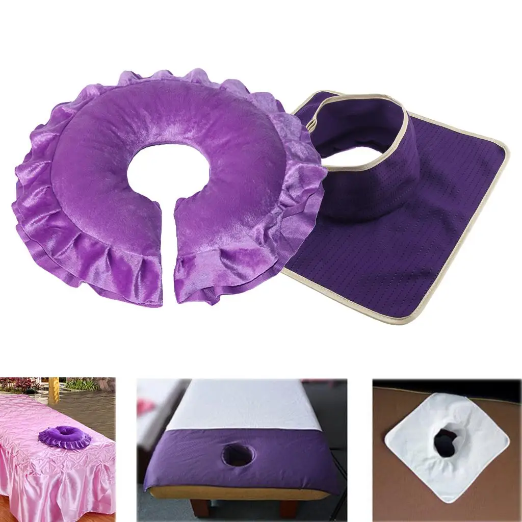 

Эргономичная массажная подушка для лица и шеи, подушка для путешествий, для дома и салона красоты