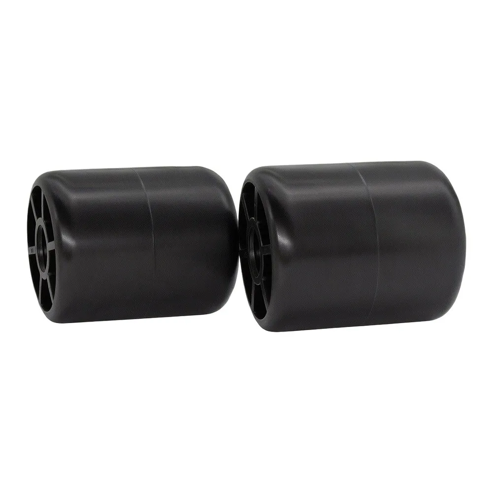 Heavy-Duty M113955 Deck Wheels Replacement 2-Pack Plastic Wheels Fits Various for Lawn Mower Models Repair Accessories