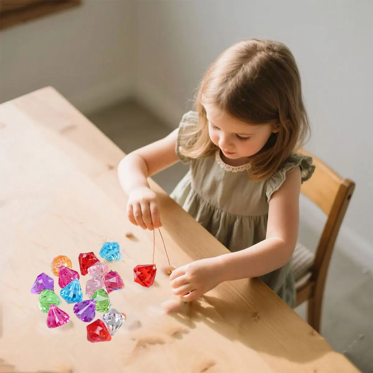 18/20 قطعة مجموعة الماس مع/لا صندوق لعبة الغوص لحمام السباحة للأطفال لتقوم بها بنفسك لعب لعبة الصيد على شكل سكافنجر في الشاطئ هدية حفلة للأطفال #4