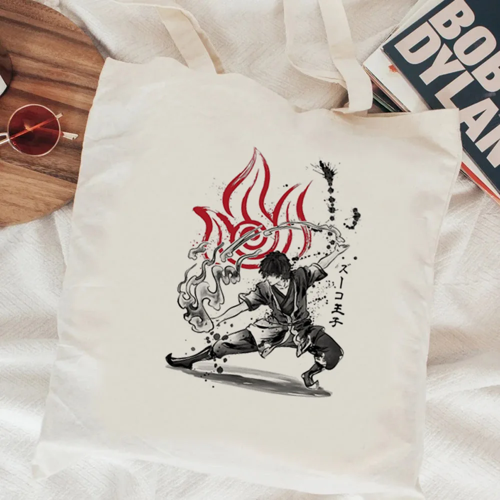 Avatar the Last Airbender Zuko shopping bag canvas jute bag bolso grocery reusable bag tote bolsa compra reciclaje cabas