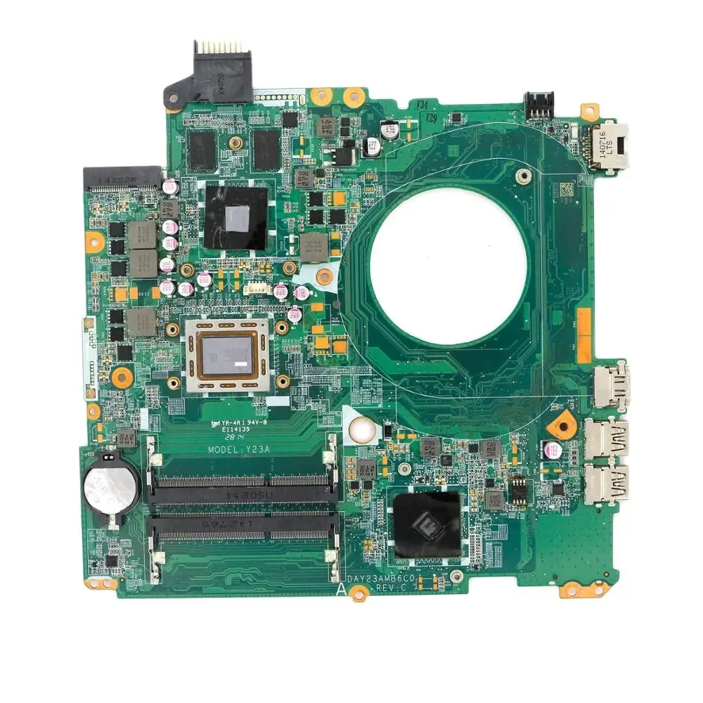 

766715-501 DSC Motherboard DAY23AMB6C0 w/ A10-5745M + R7 M260 for HP Pavilion 15-P