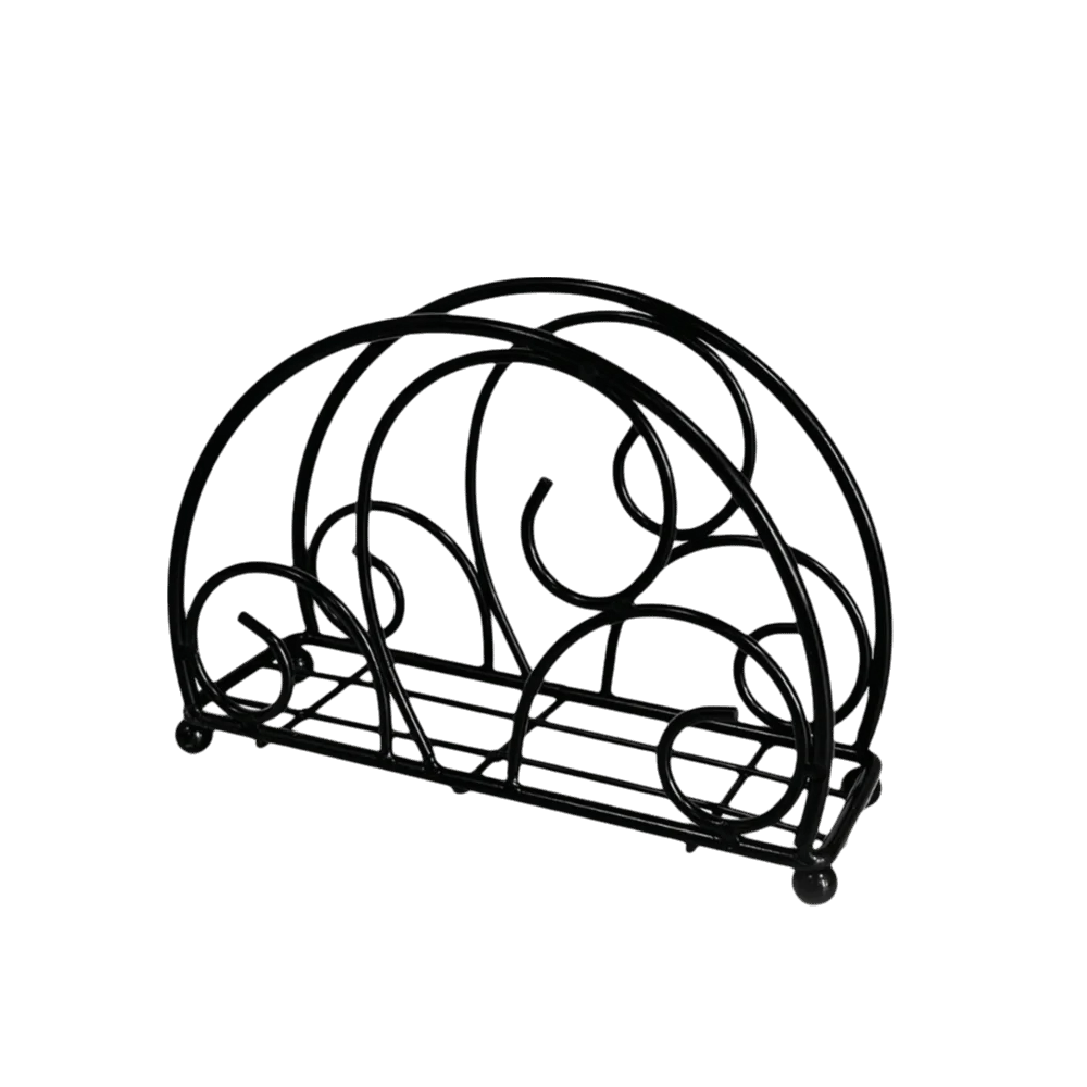 

High Quality Ironwork Napkin Holder Metal Convenient Paper Stand Napkin Storage Rack Table Decoration