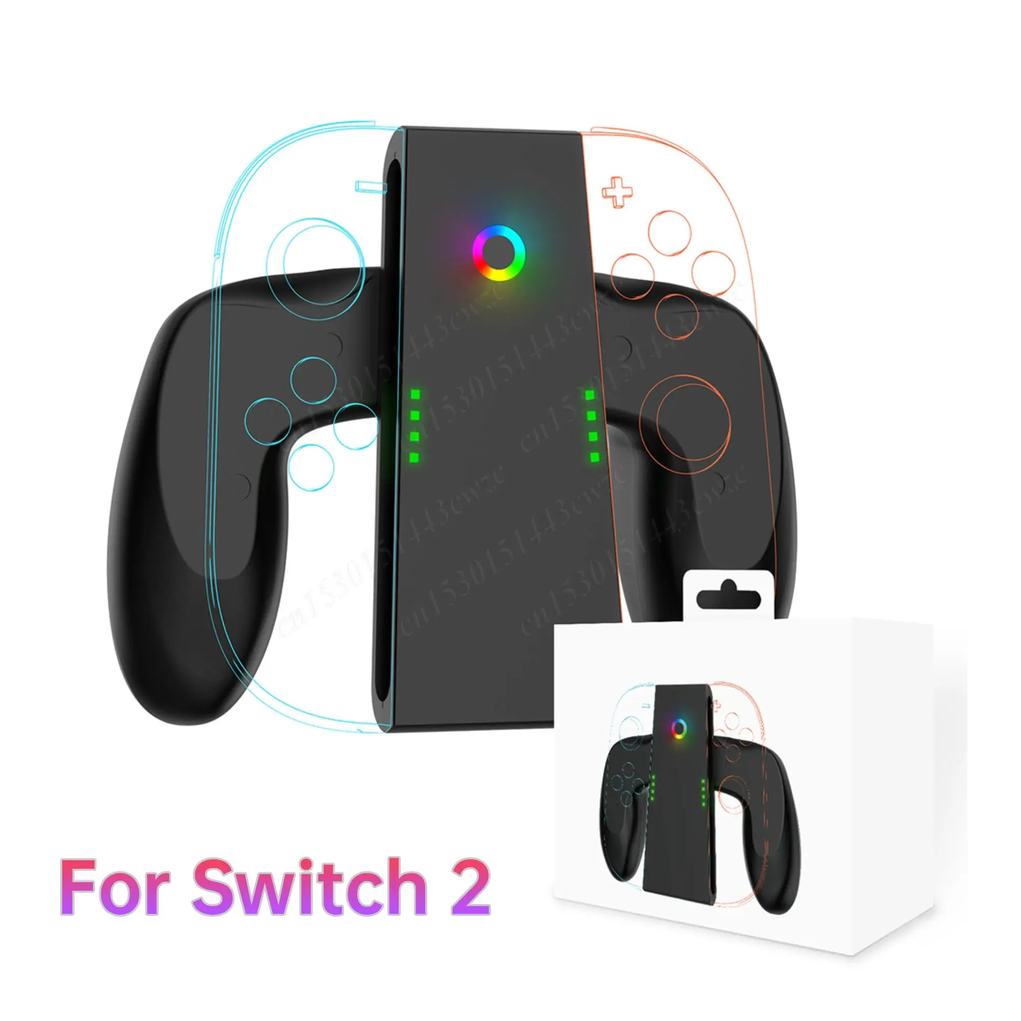 

Зарядная ручка для Nintendo для Switch 2, геймпад Joy-Con, поддержка ABS, держатель для ручки, подставка для Switch2, аксессуар для контроллера Joy-Con