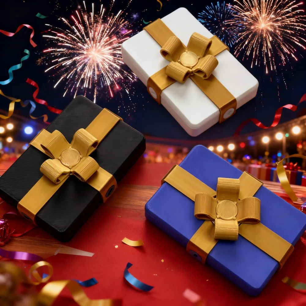 3D-gedruckte Puzzle-Geschenkbox aus Kunststoff/Papier mit Schraubverschluss-Baugruppe – Neujahrs-, Valentinstags- und Partygeschenkverpackung