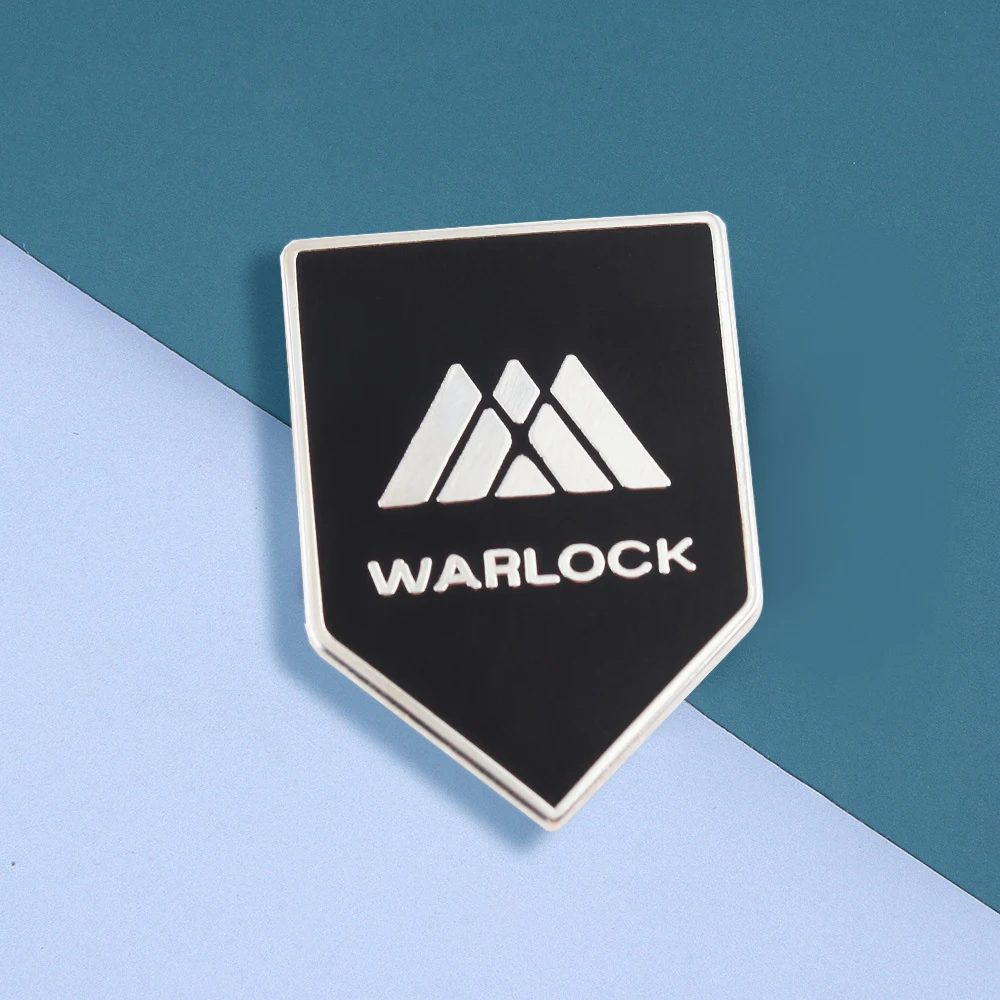 

Destiny 3 Brooch Warlock Emblem Metal Badge Jewelry Accessories Fan Exclusive Gift