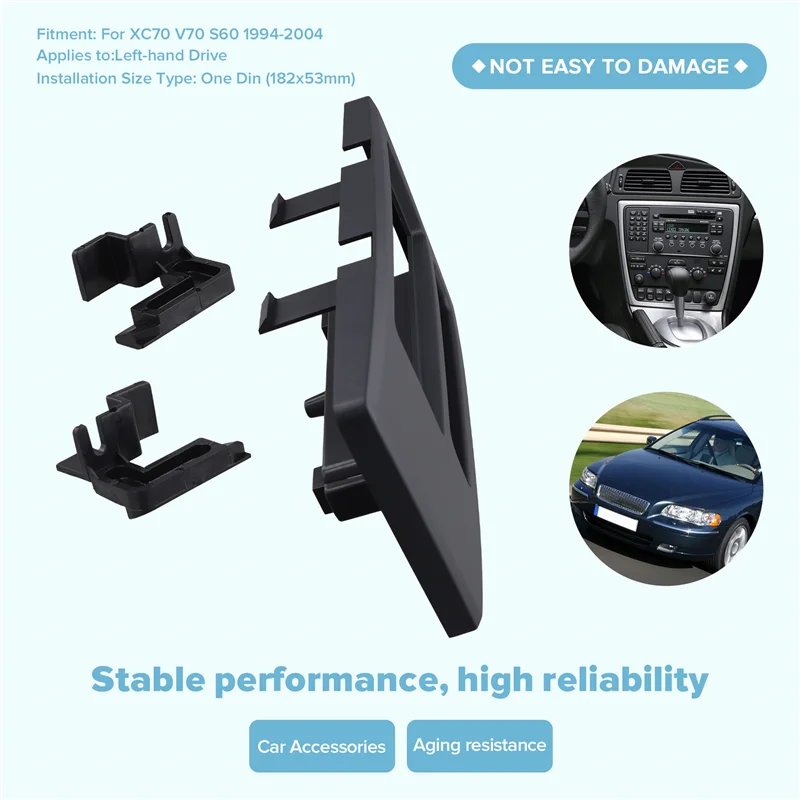 

A11M-For VOLVO XC70 V70 Radio Fascia For VOLVO XC70 V70 DVD Player Plate For VOLVO XC70