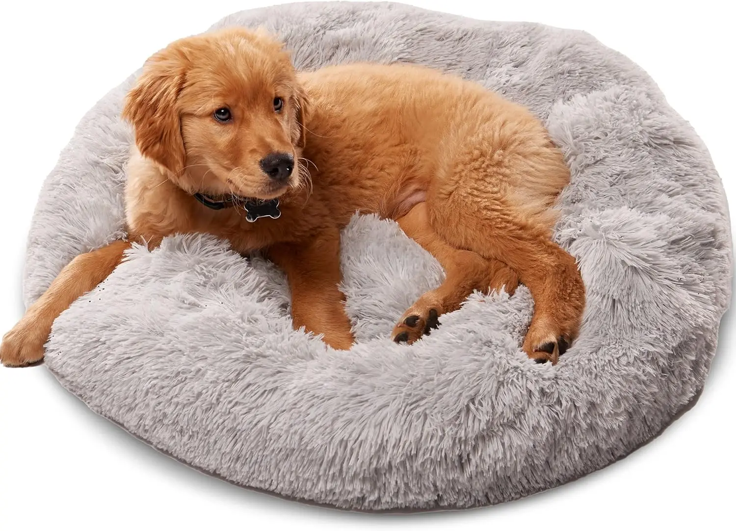 Large Dog Bed, Calming Orthopedic Pet Bedding For Anxiety Relief, Joint Support & Comfort, Washable Dog Furniture, S 25Lbs,