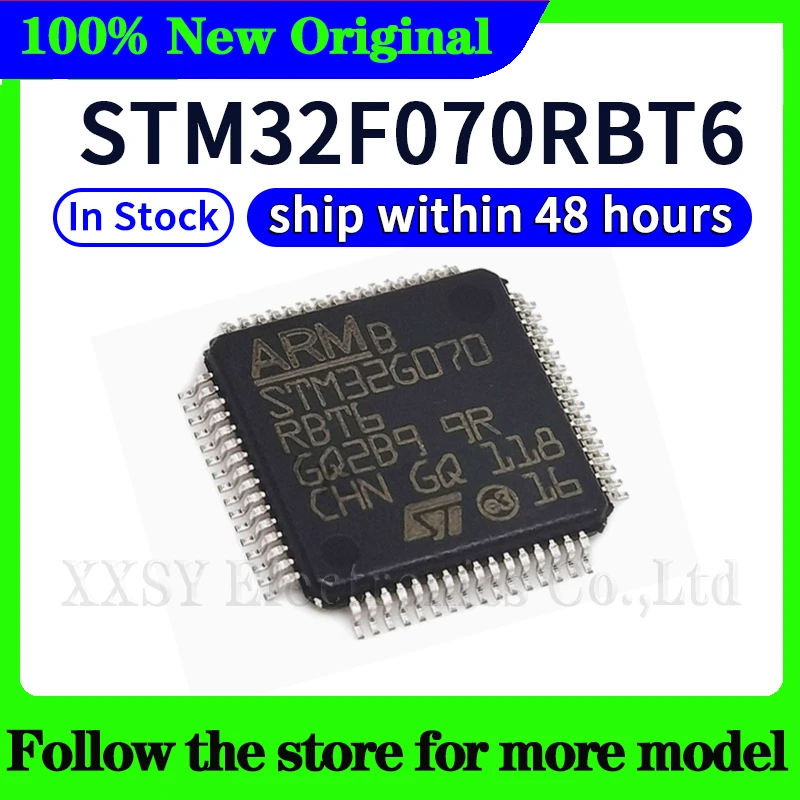 

STM32F070RBT6 In stock 48 hours ship