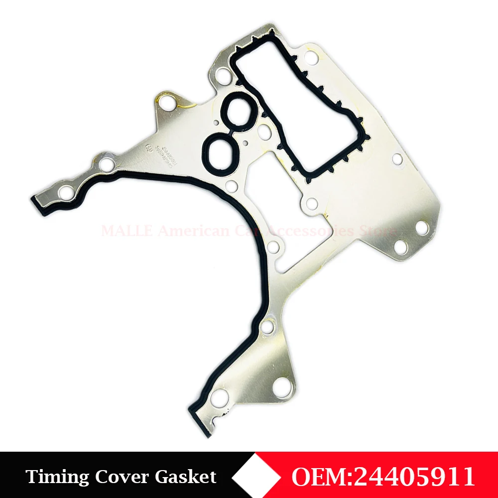 

OE 24405911 Chevrolet Aveo Cruze Trax Sonic Vauxhall Opel Mokka Signum Astra Engine Timing Cover Gasket Auto Accessories Metal