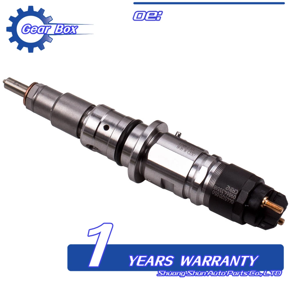 

New Diesel Fuel Injector 0445120050 for Dodge Ram 25003500 6.7L Pickup 4X4 0445120185 0986435518