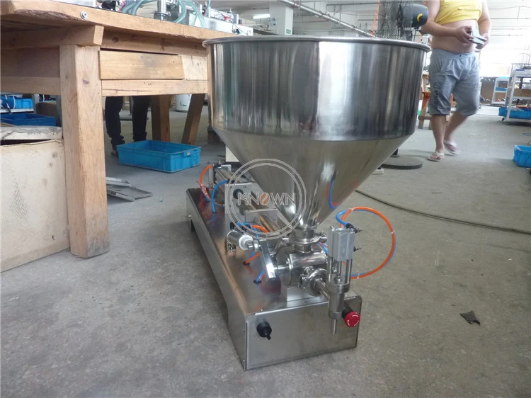 เครื่องบรรจุวางความหนืดสูง เครื่องบรรจุวางและของเหลว เครื่องบรรจุวางนิวเมติกแนวตั้ง