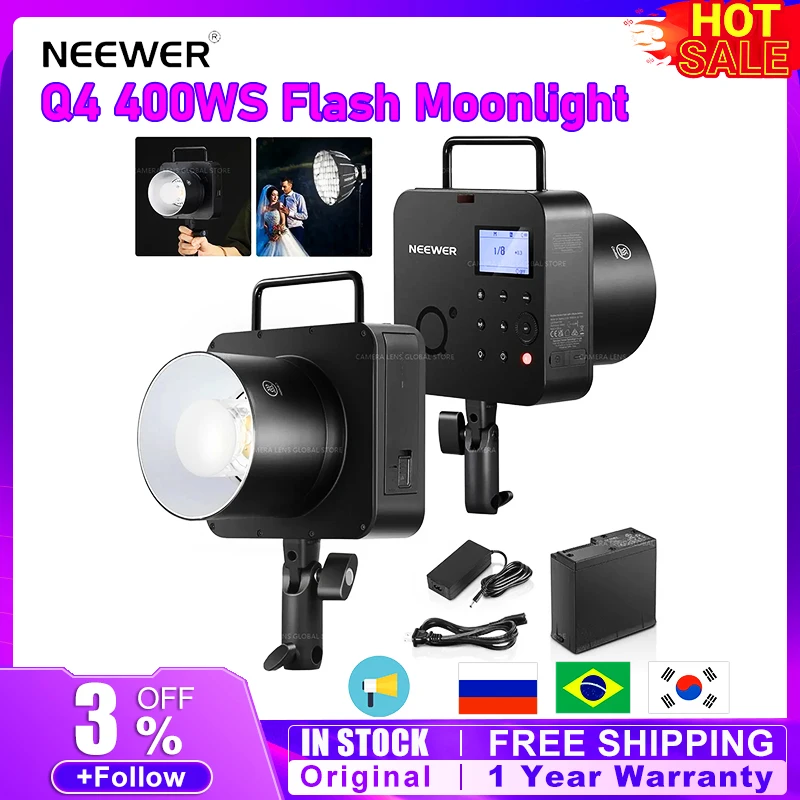 NEEWER Q4 400WS Flash: Una Evaluación Detallada para Fotógrafos Profesionales y Aficionados