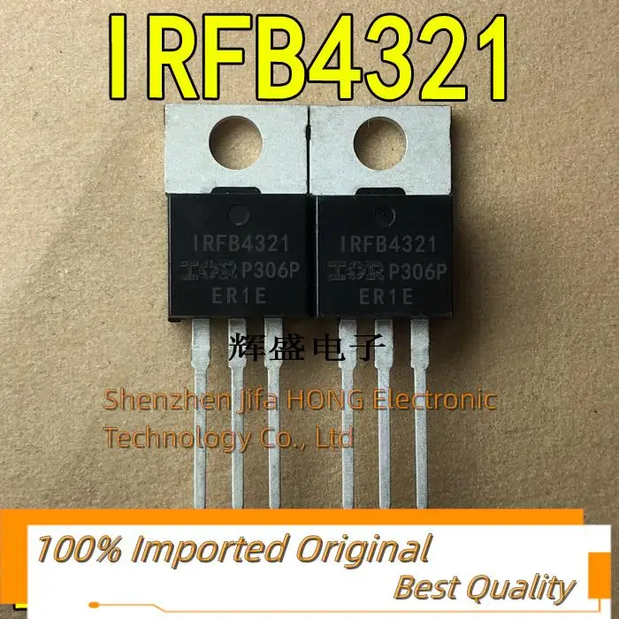 IRFB4321 IRFB4321PBF IR TO-220 MOSFET 83A 150V N 채널 최고 품질 오리지널 재고, 10 개/몫