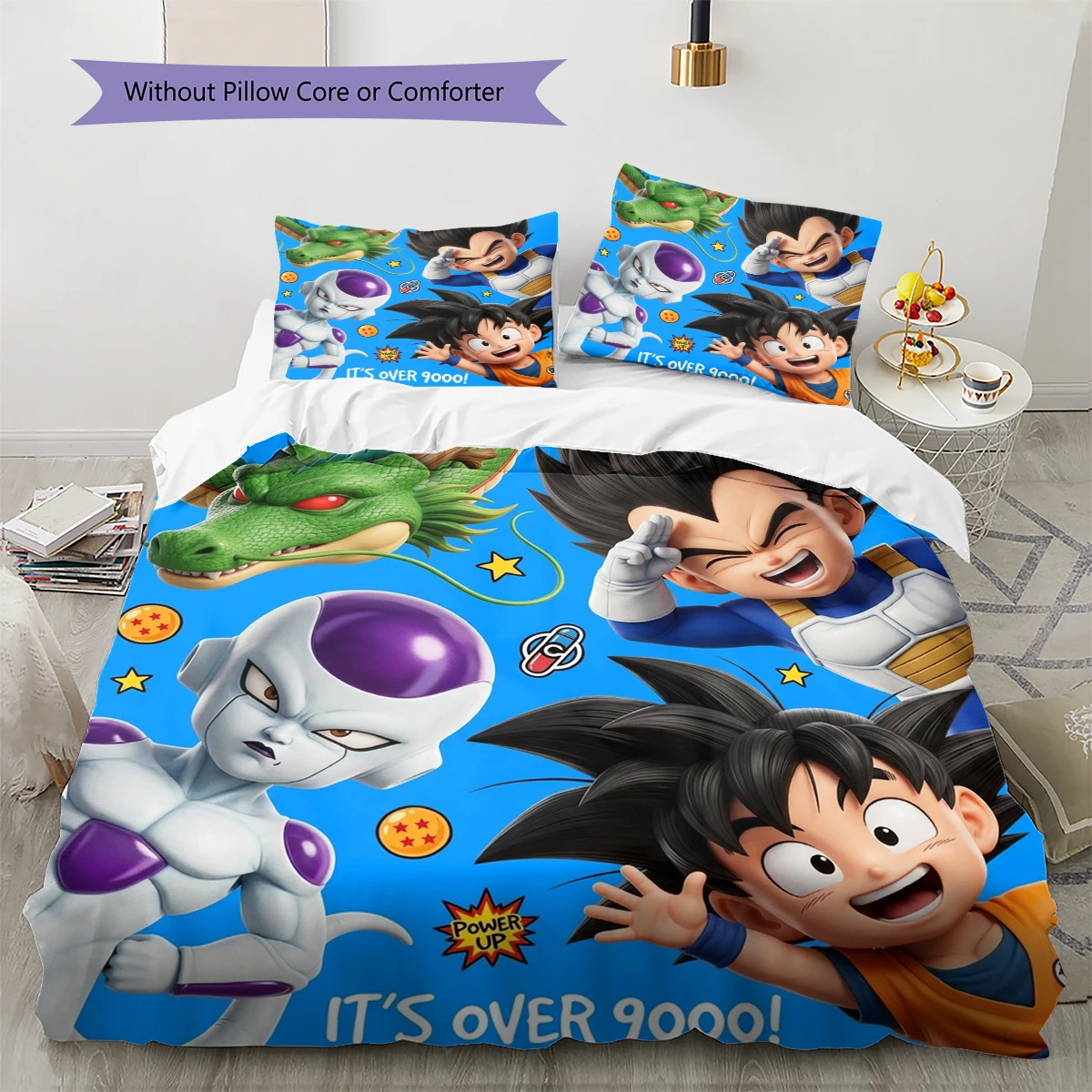 Dragon Ball Cartoon Duvet Cover - Soft Comfortable, Children Bedding Gift, Extra Large Different Sizes-HE56