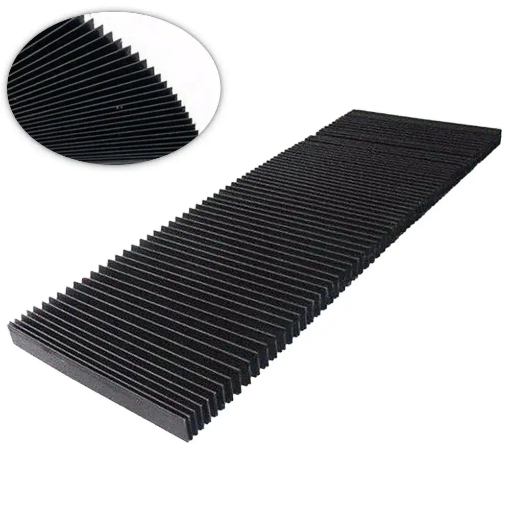 CNC Milling Machine Dust Cover Black Corrugated Pipe Cover Tool Flexible Protection Plane 130-300MM Stretch 1.5M