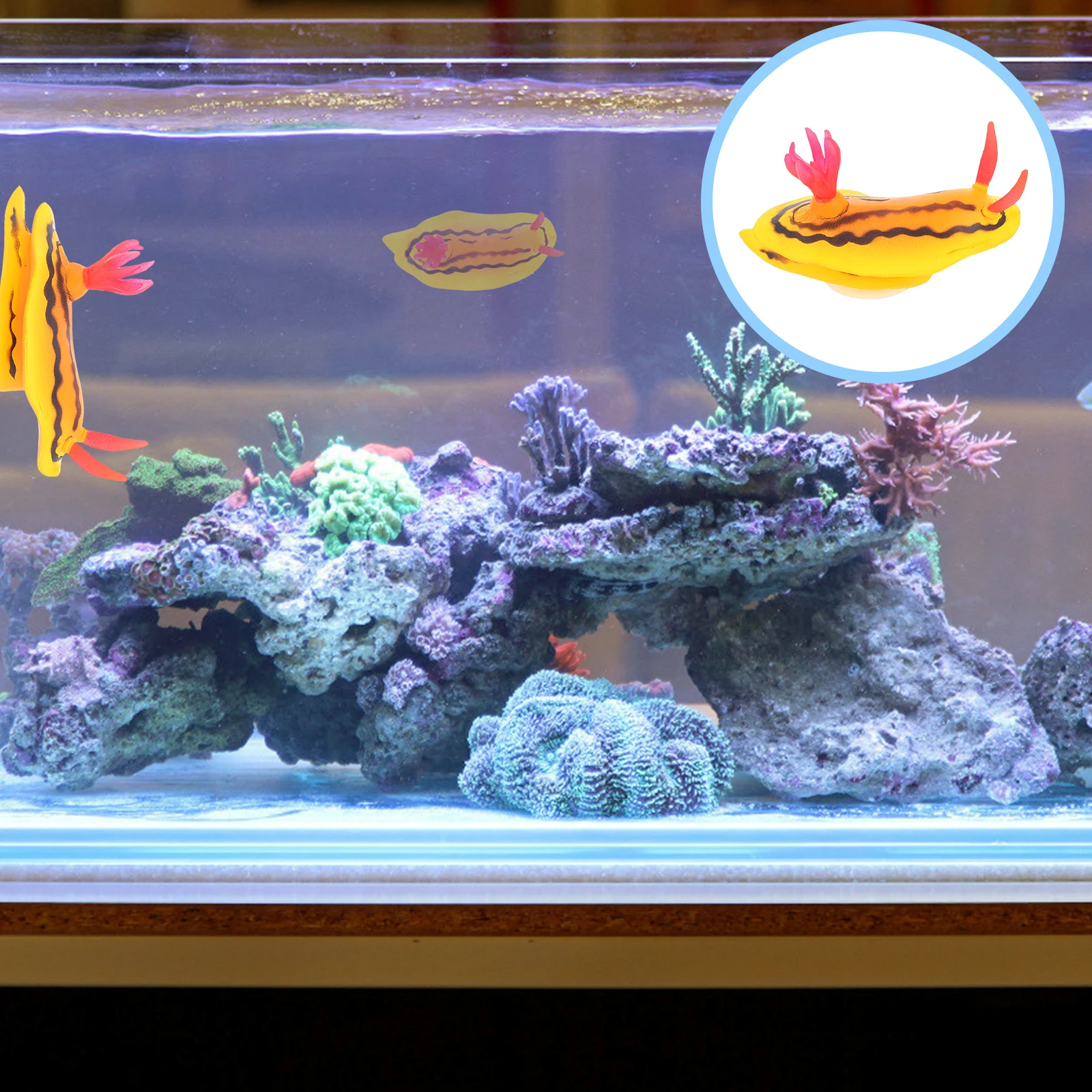 

Plastic Figurine Fluorescent Fish Tank Aquarium Decor Safe Adornment Realistic Pet Supplies L scape Supply