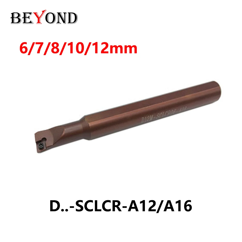 

BEYOND S06K-SCLCR06-A12 S08K-SCLCR06-A12 S12M-SCLCR09-A16 Небольшая головка режущего хвостовика с ЧПУ Расточная оправка SCLCR Пружинная сталь