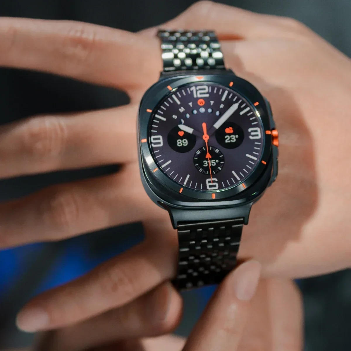 Ремешок-браслет для часов Samsung Galaxy Watch Ultra 47 мм, умные часы, ремешок из нержавеющей стали для Galaxy Watch 7, металлический браслет