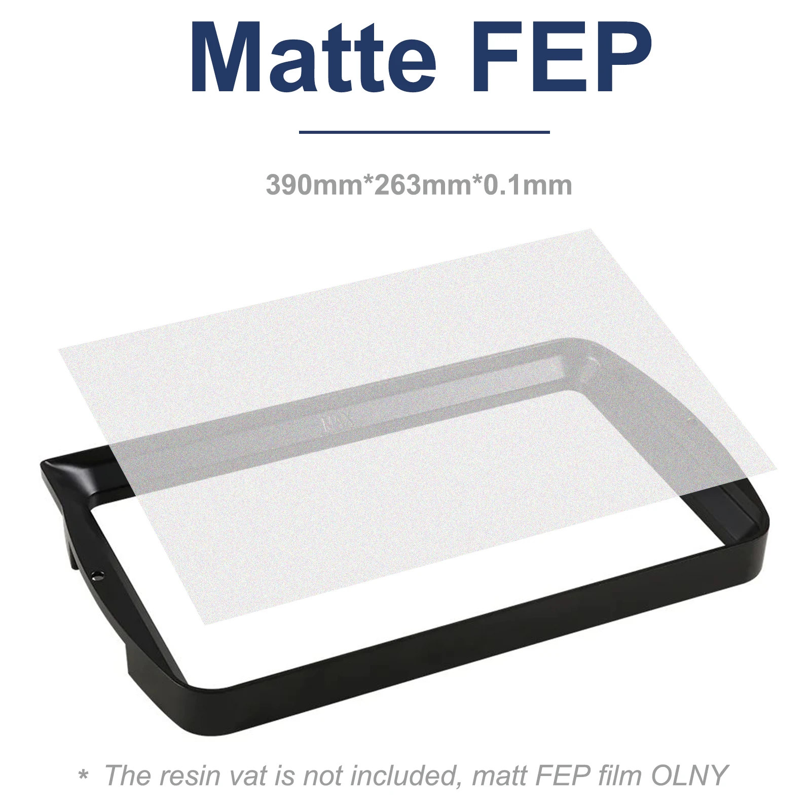 For ANYCUBIC FEP Matt Film, Photon M3 Max 3D Printer 390X263X0.1mm Thickness 0.1mm Light transmittance 95%