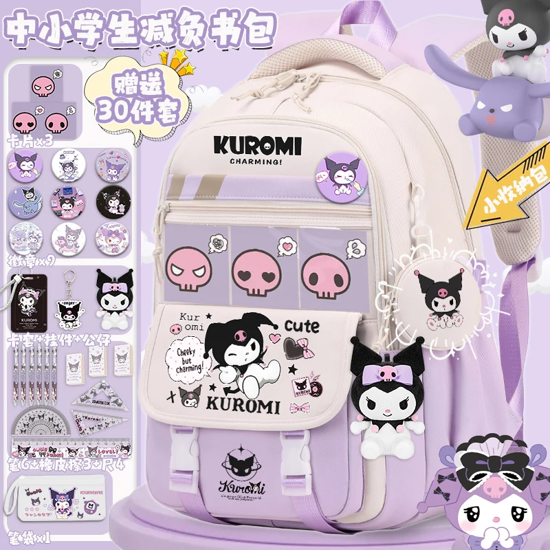 

2025 New Sanrio Collaboration Klumi Backpack for Elementary School Students, Large Capacity, Grades 3-6, Teens Back to School