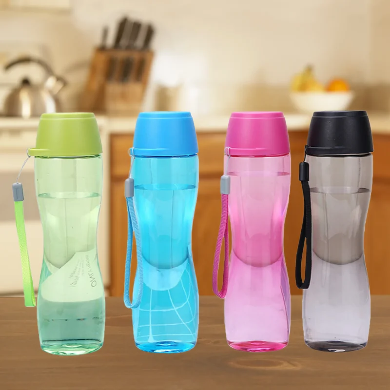 

Sports Water Bottle 550ml Portable Gym Water Drinking Bottle Outdoor Large Capacity Cup With Rope Leak-Proof Drink Bottle