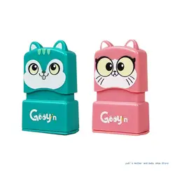 67JC Customized Name Stamp Kids' Stamp Create Fun Patterns and Designs Customized Name Seal for Children