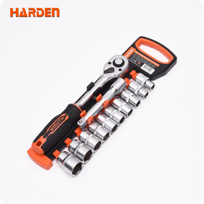 Automobile Maintenance Hand Tools Chrome Vanadium 12PCS 12.5mm Professional Hand Tool Socket Wrench Set