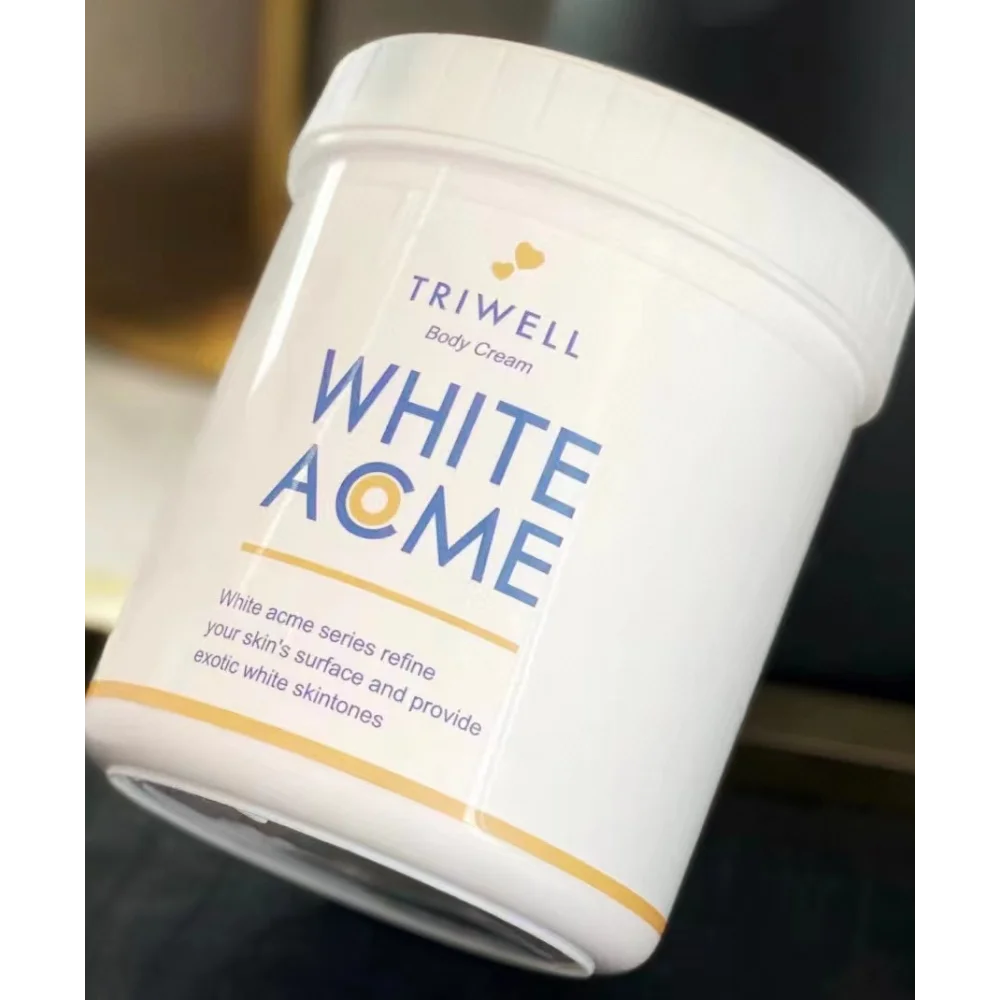 Triwell Body Cream 500ml White Acme Series Refine Skin Moisturizing Whitening Nourish Body Massage Cream Brightening Skin Care