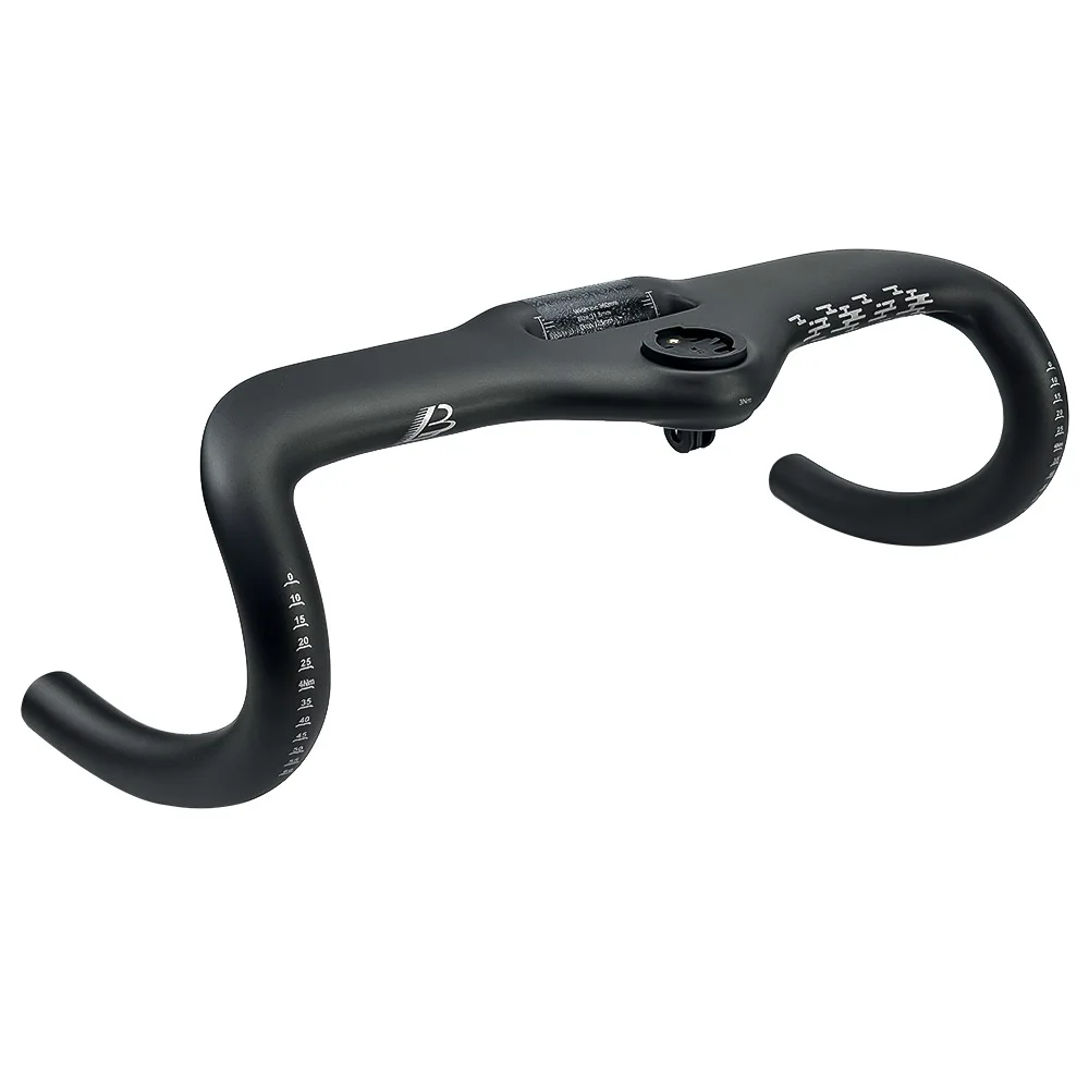 Vollcarbon-Rennradlenker 7 ° Vollständig interner Lenker für Fahrräder, 360 mm, mit Computerhalterung, Fahrradlenker, Fahrradteile – Detail 7