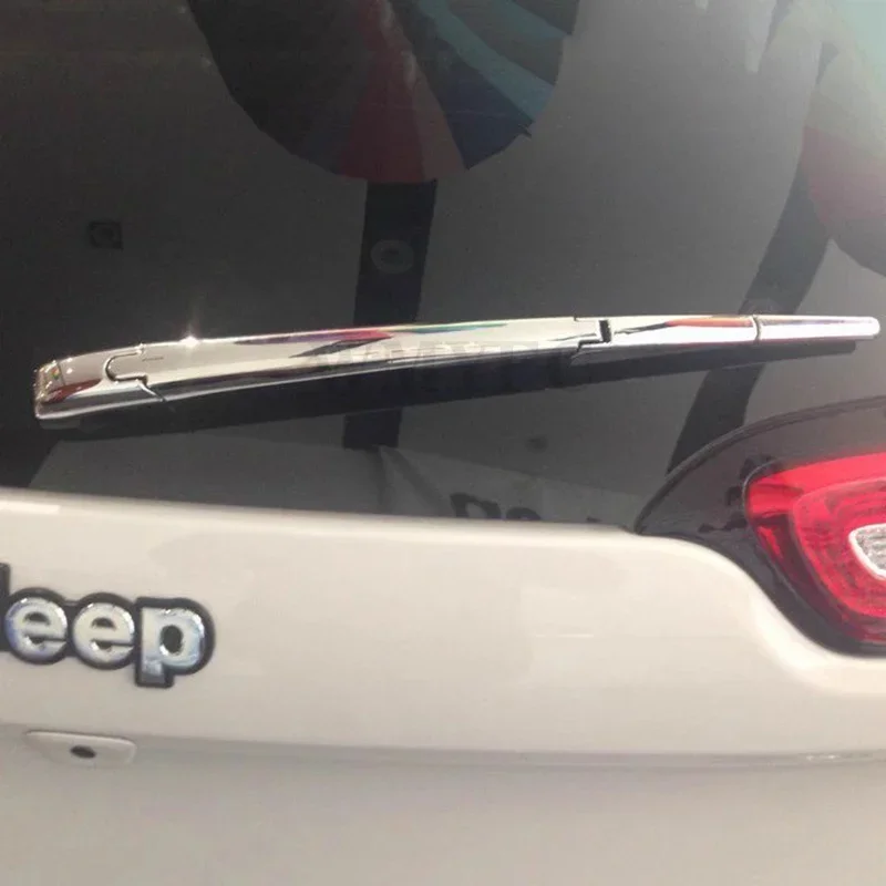 For Jeep Cherokee KL 2014 -2021 ABS Car Rear Wiper Cover Rear Window Wiper Cover Exterior Modification