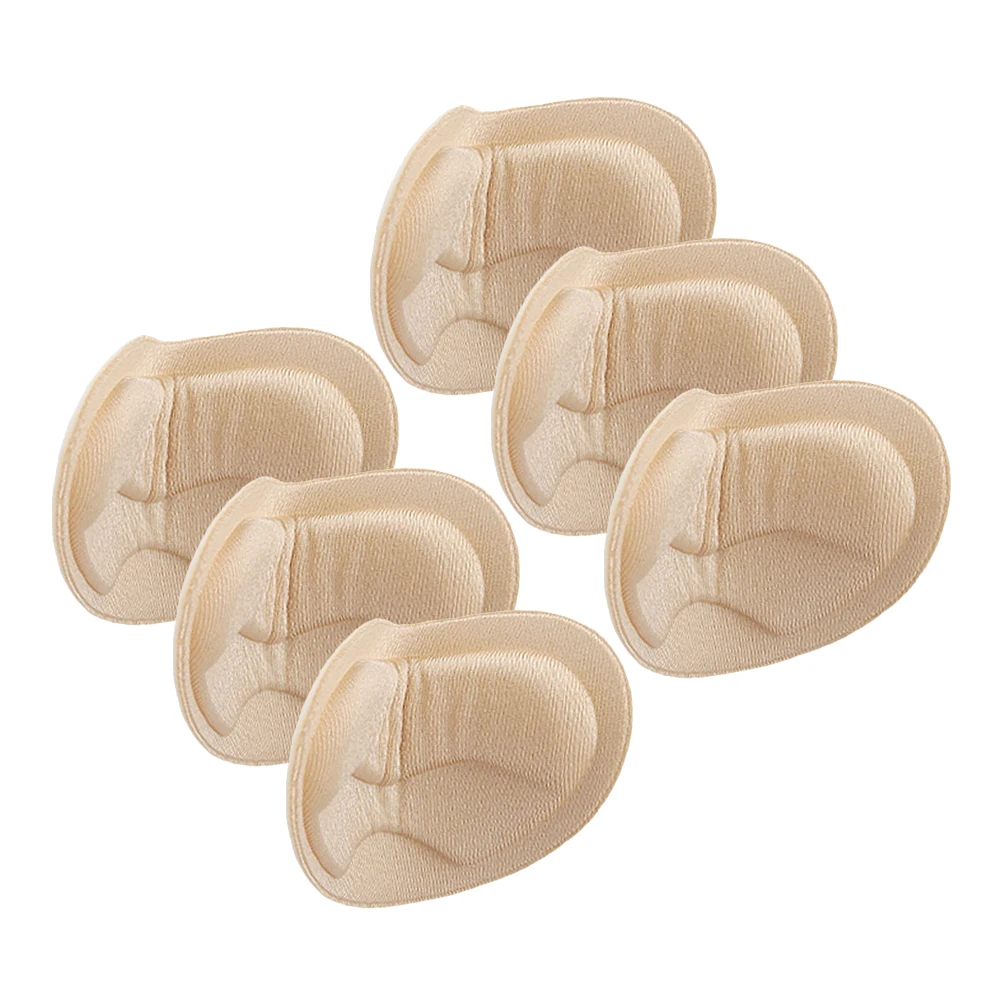 

3 Pairs Anti Friction Heel Protectors Wear Resistant Liners Beige High Heel Inserts Comfortable Adhesive Women Shoe Grips Pads