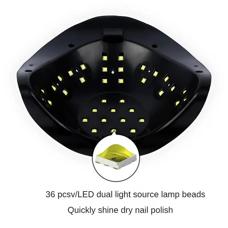 168W Professionele Nageldroger Voor Manicure Krachtige UV Gel Nagellamp LEDS UV Gel Vernis Met LCD Display nagelsalon Apparatuur