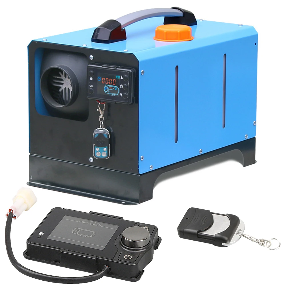 12V/24V Compatible-BT Control Diesel Parking Heater LCD Switch + Remote Control For Truck Heater Accessories