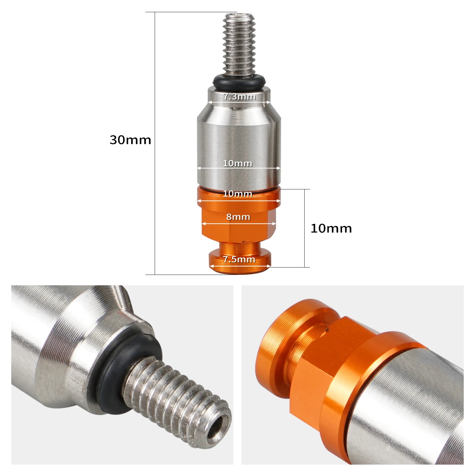 M4x0.7 Fork Air Bleeder Valves For KTM EXC 300 EXC 380 SX 65 SX 85 SX 125 SXF 450 SXF 350 XCW 450 690 Enduro R 950 990 Adventure