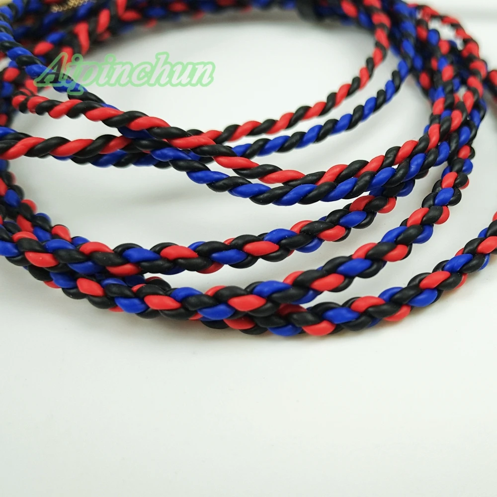 3-полюсный штекер 3,5 мм, мягкий Восьмиядерный провод «сделай сам», ТПЭ плетеный кабель для наушников, ремонт наушников